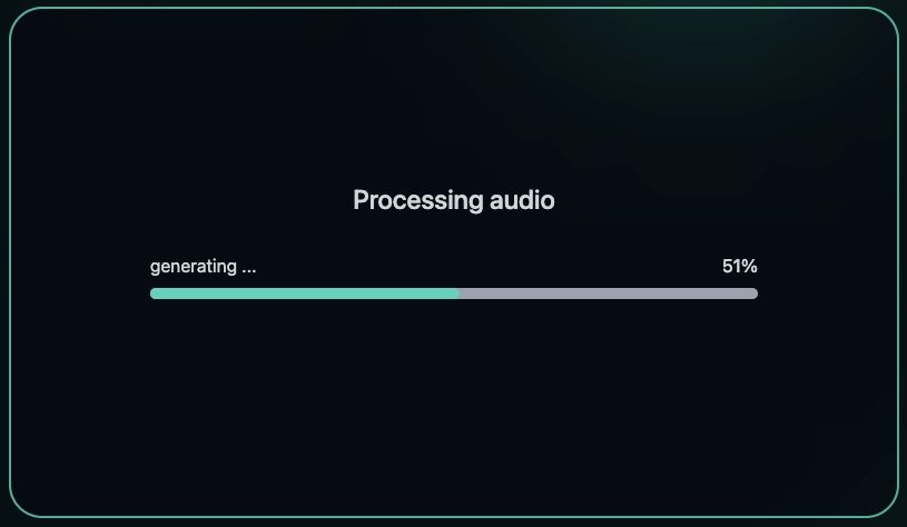 Step 2 Wait for AI to Process
