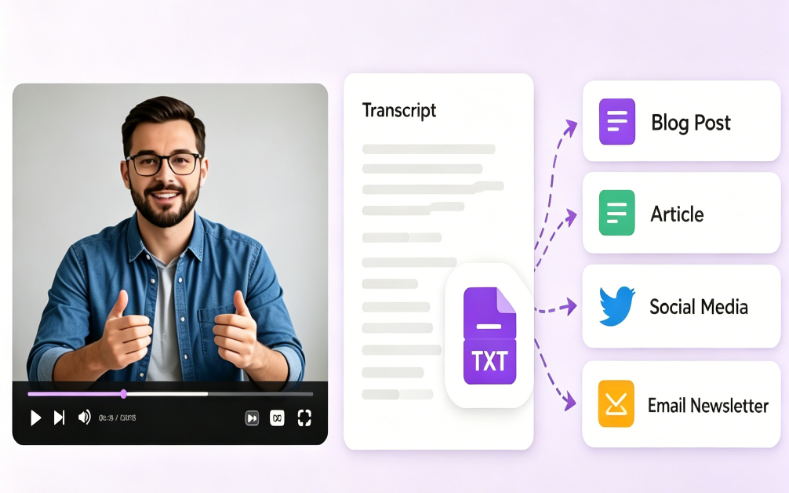 Convert Video to Text for Content Repurposing